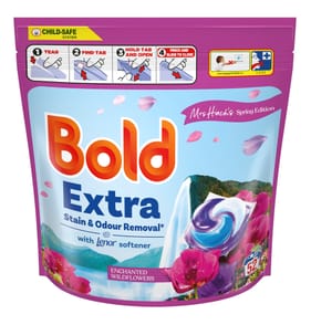 Bold Mrs Hinch's Spring Edition Extra Pods Washing Liquid Capsules 52W - Enchanted Wildflowers