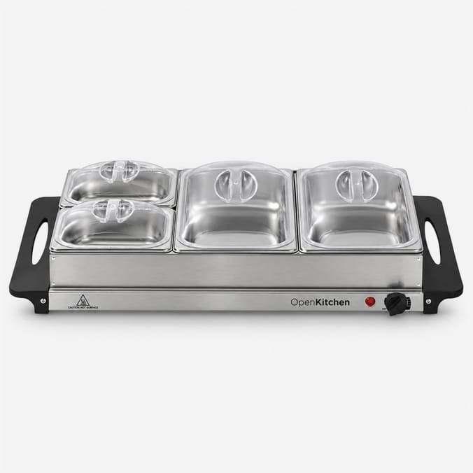 Open Kitchen 4 Tray Buffet Server
