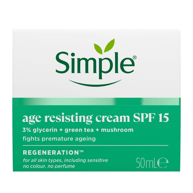 Simple Age Resisting Cream SPF 15 50ml