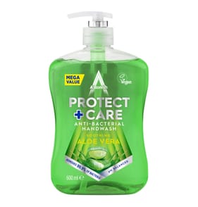 Astonish Protect + Care Anti-Bacterial Handwash Aloe Vera 600ml