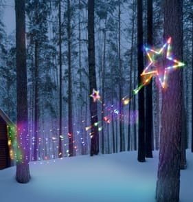 Prestige Mains Operated LED Falling Star Light - Multi