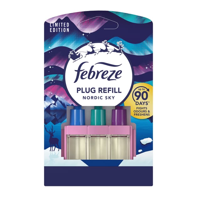 Febreze 3Volution Air Freshener Plug In Nordic Sky 20ml | Home Bargains