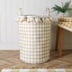 The Lifestyle Edit Gingham Laundry Bag