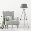 Casa Moda Wooden Tripod Floor Lamp
