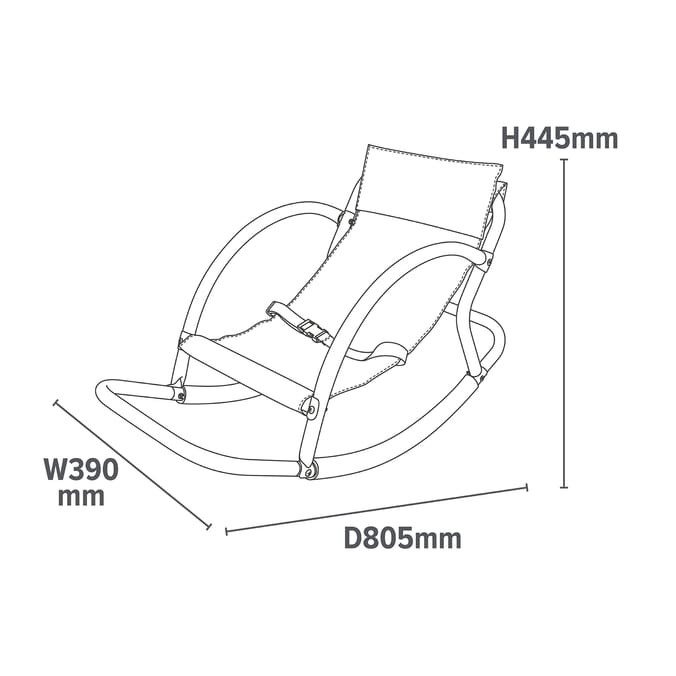 Liberty House Toys Kids Mini Rocking Chair
