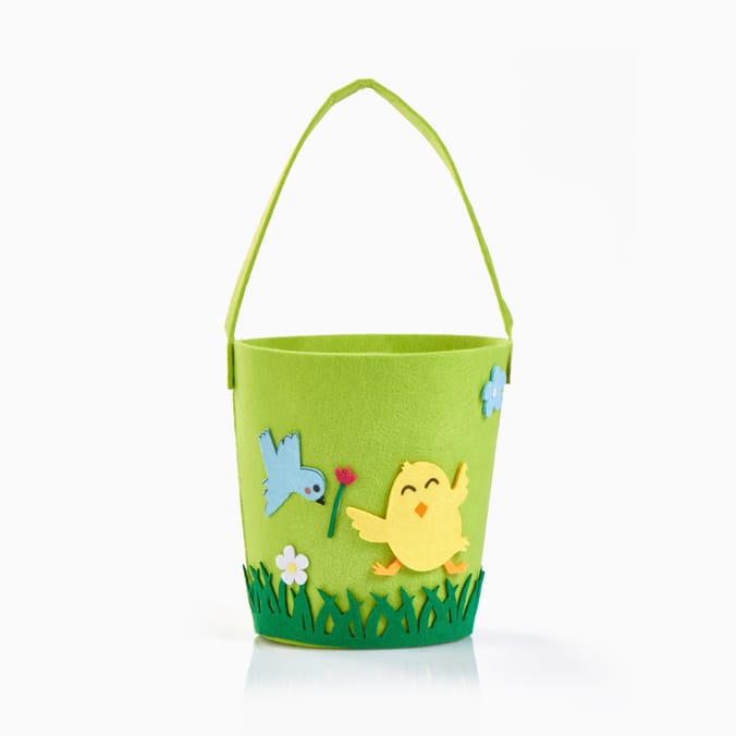 Happy Easter Felt Bucket