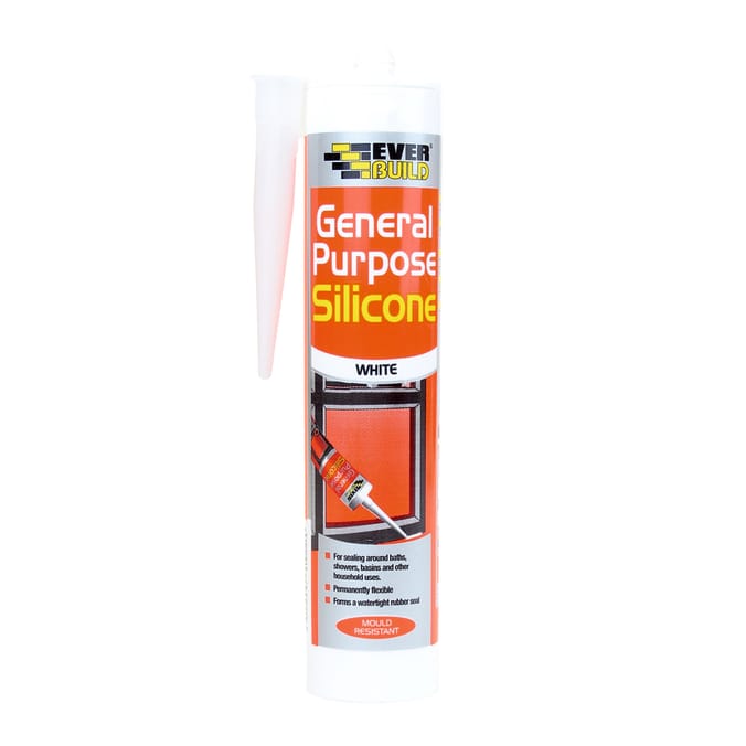 Everbuild General Purpose Sealant Cartridge 280ml - White