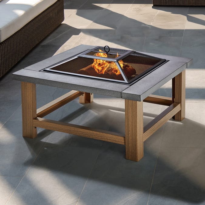 Jardin Square Outdoor Firepit