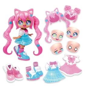 Animakii Doll Set - School Girl & Magical Girl