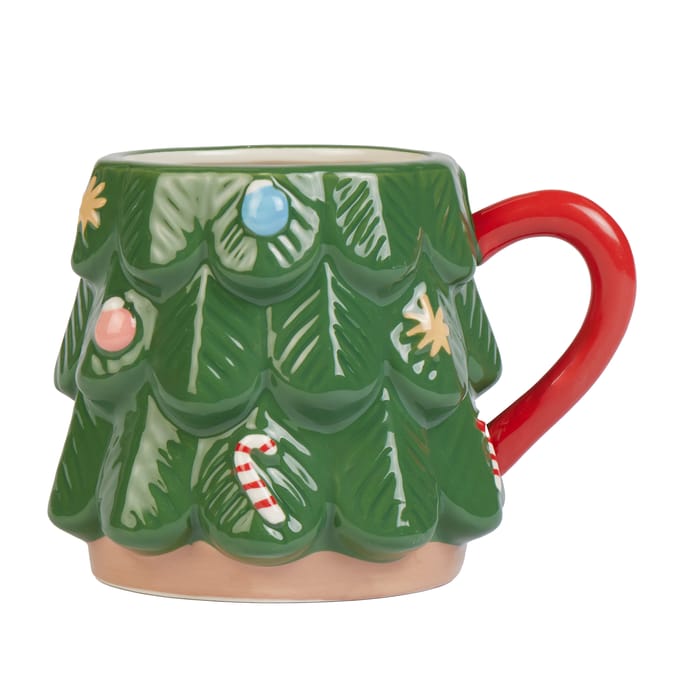 Christmas Tree Shaped Mug