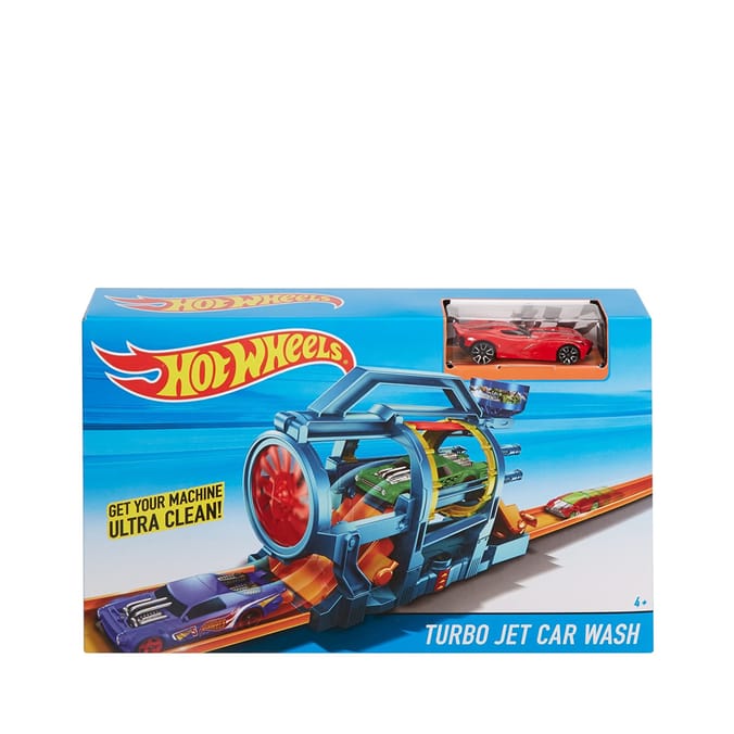 Hot Wheels City Turbo Jet Car Wash