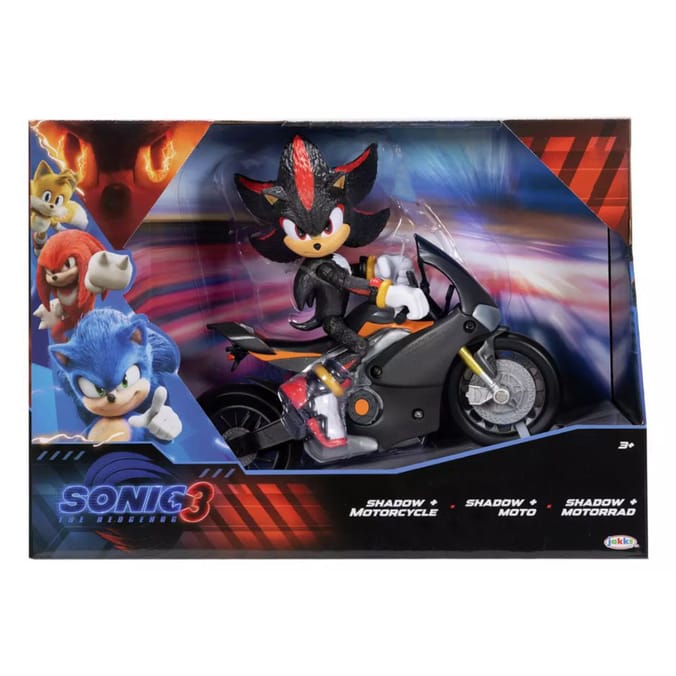 Sonic The Hedgehog 3 Figure - Shadow & Motorcycle
