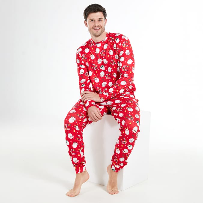 Originals Mens Red Santa Pyjamas
