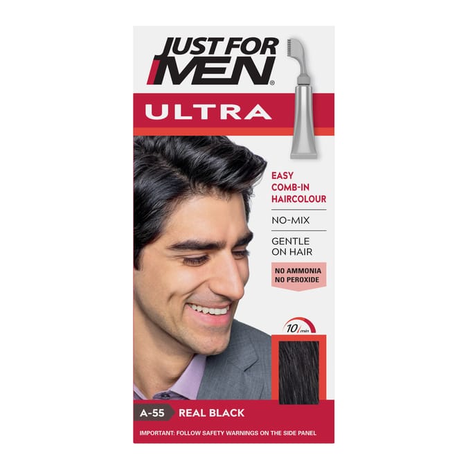 Just For Men Ultra Shampoo-In Haircolour Real Black H-55