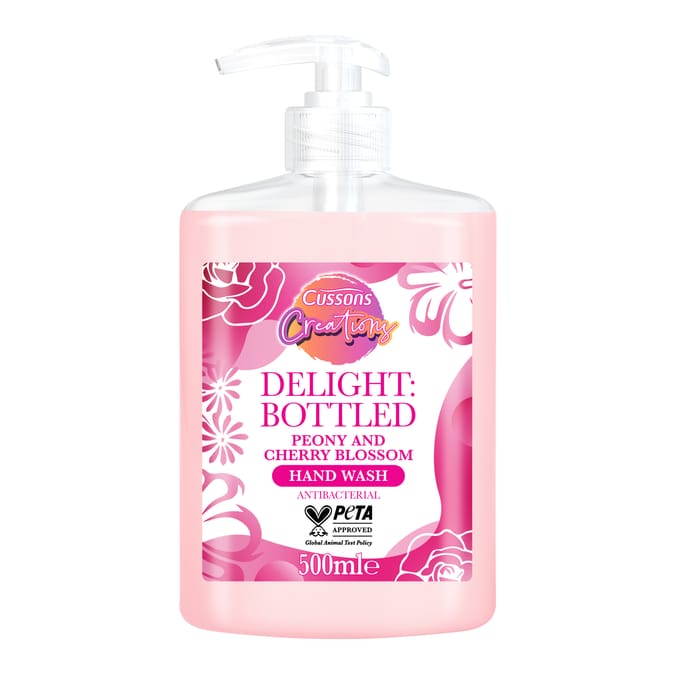 Cussons Creations Peony & Cherry Blossom Hand Wash 500ml