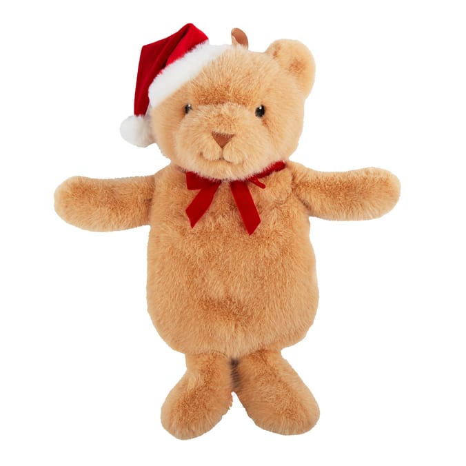 Christmas Teddy Bear Hot Water Bottle