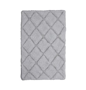 Home Collections Textured Bath Mat - Grey