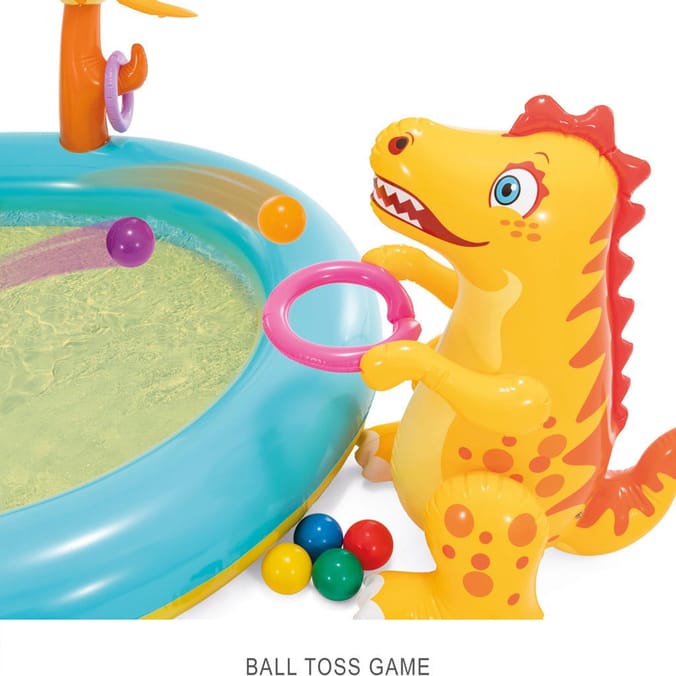 Intex Dinoland Play Centre Inflatable Kids Pool with Slide
