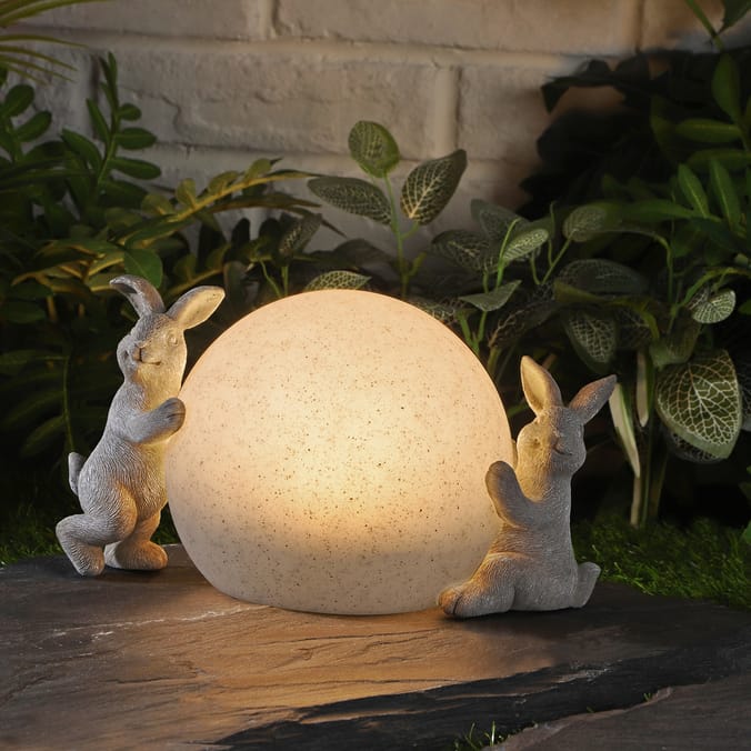 Firefly Playful Rabbits Solar Lights