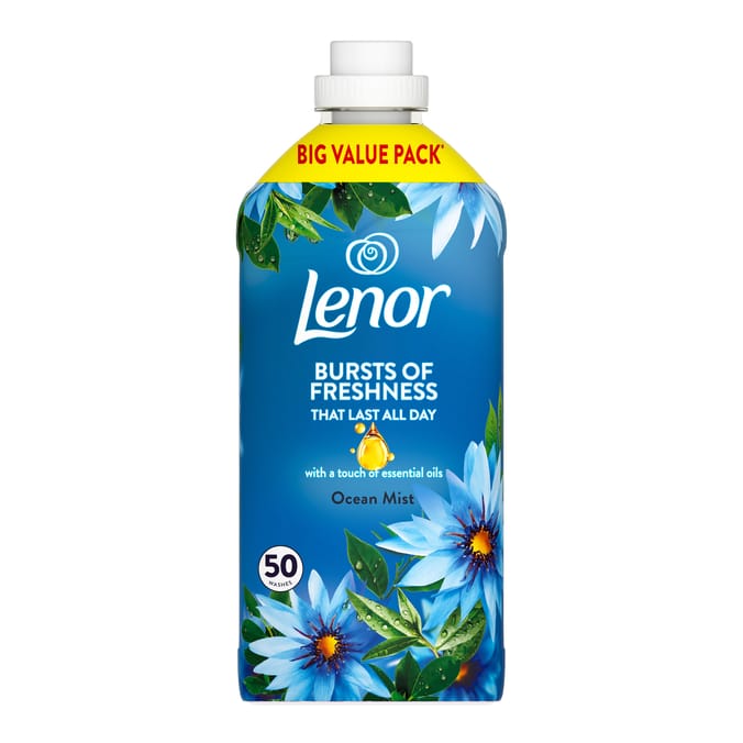 Lenor Fabric Conditioner 50 Washes 1.65 Litres - Ocean Mist