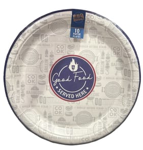 BBQ House 10 Paper Plates