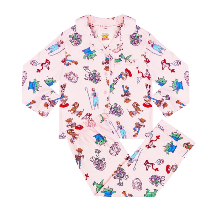 Toy Story Pink Button Up Pyjamas