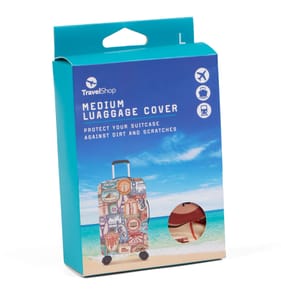 TravelShop Large Luggage Cover - Leopard