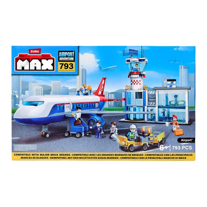 Zuru Max City Airport Adventure Building Set 793 Pieces
