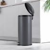 Utility Domed Pedal Bin 30l