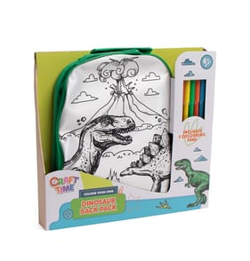 Craft Time Colour Your Own Messenger Bag - Dinosaur