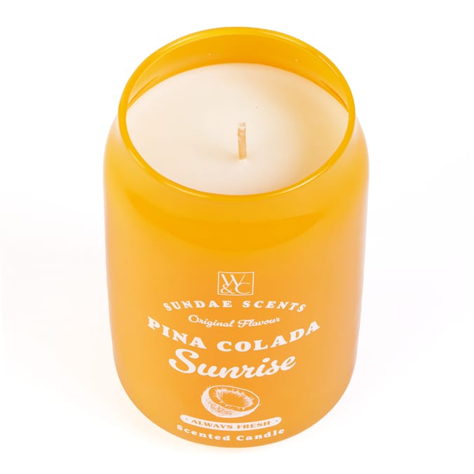 Sundae Scents Pop Can Scented Candle 310g - Pina Colada Sunrise 
