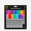 Colvin & Co Permanent Coloured Markers 24 Pack