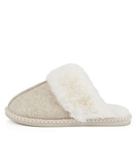 Originals Ladies Beige Fur Slippers