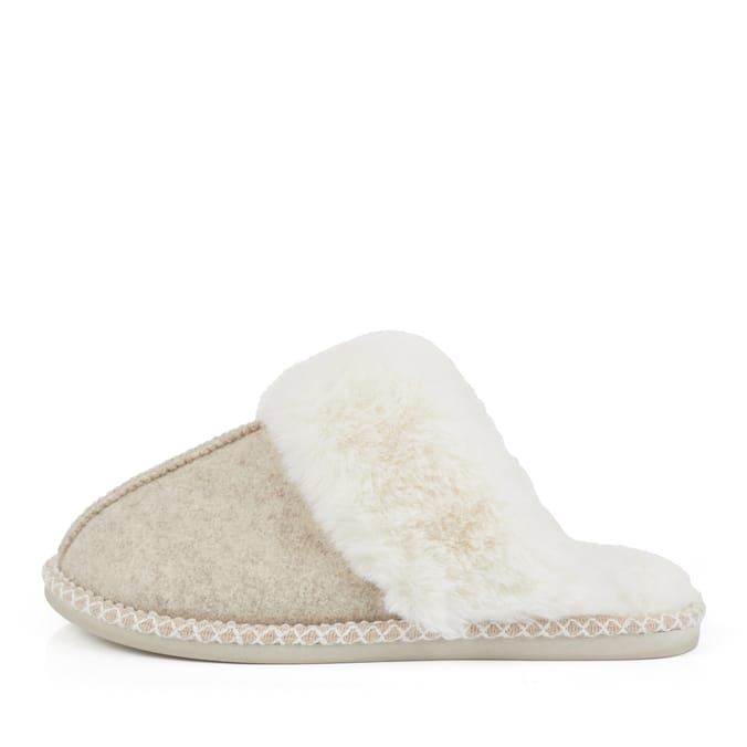 Originals Ladies Beige Fur Slippers