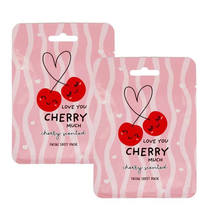 Valentines Sheet Mask - Cherry x2