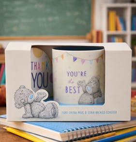 Tatty Teddy Thank You Teacher Mug & Coaster Set