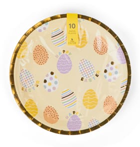 Happy Easter Plates 10 Pack