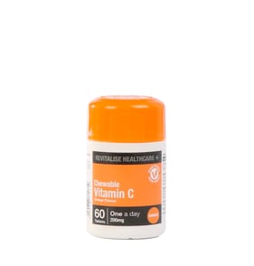 Revitalise Healthcare+ Vitamin C Chewable - Orange Flavour 60s