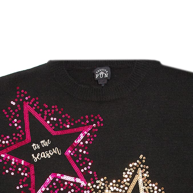 Festive Fun Ladies Christmas Jumper Home Bargains