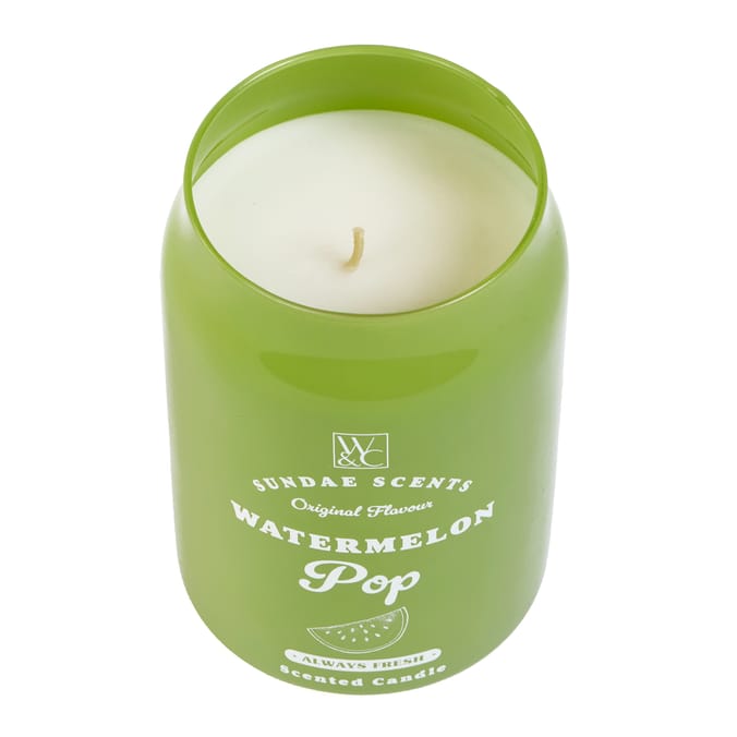 Sundae Scents Pop Can Scented Candle 310g - Watermelon Pop