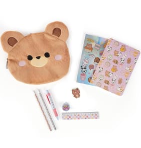 Kawaii Dreamer Plush Stationery Set - Bear