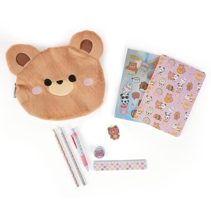 Kawaii Dreamer Plush Stationery Set - Bear