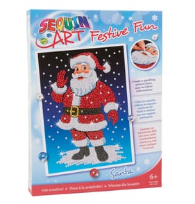 Sequin Art Festive Fun - Santa