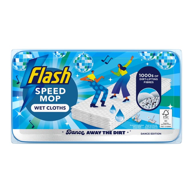 Flash Speedmop Floor Cleaner Refills 24s - Lemon