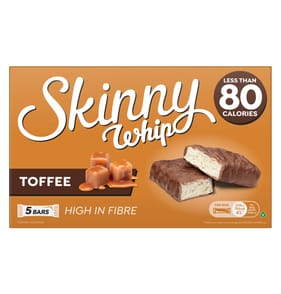Skinny Whip Bar 20g 5 Pack - Toffee x10