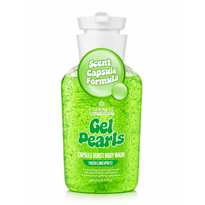 Eternite Gel Pearls Body Wash 400ml - Fresh Lime Spritz  