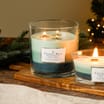 Crackle Wick Trio Scented Candle 1.2kg - Cosy Cabin