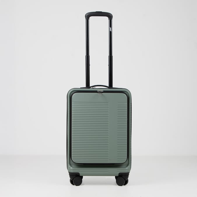 Salisburys Hard Shell Lisbon Expandable Suitcase - Green