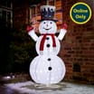 Prestige Mains Operated LED Pup-Up Snowman 1.8m