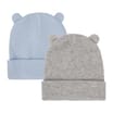 Pure Baby Rib-Knit Beanie 2 Pack